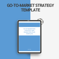 Sample Go to Market Plan & Strategy: Instant Download